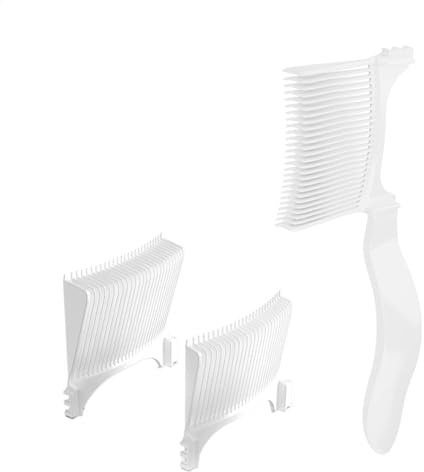 Pettine per dissolvenza - Pettine per dissolvenza per taglio di capelli da uomo | Pettine per dissolvenza Blend Friend | Pettini per dissolvenza da barbiere in ABS | Pettini per sfumatura ergonomici p