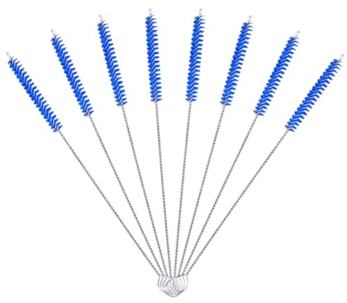 Cepillos De Limpieza，8 Piezas Cepillos de Botella, Botella de Limpieza Cepillos,Botella, Tetera, Copa，Nylon Cepillos de Botella，Cepillos De Limpieza para Máquina De Café.