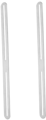 Abaodam 2 Piezas Soporte Ajustable Inoxidable para Buzón o Puerta Kit de Placas de Reforzamiento para Instalación Montaje y Alta Capacidad de Carga