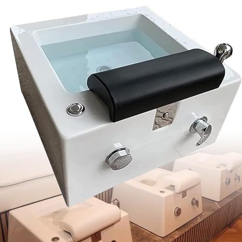 Portable Acrylic Pedicure Foot Spa Bathtub with Shower Wash, for Relaxing Home Office Salon Use