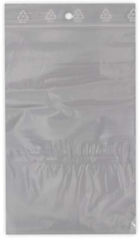 Lot 1000 sachets à fermeture zip format 120x180 mm (12x18 cm) pochettes qualité alimentaire, prélèvement, aux normes européennes de production plastique - 50 microns