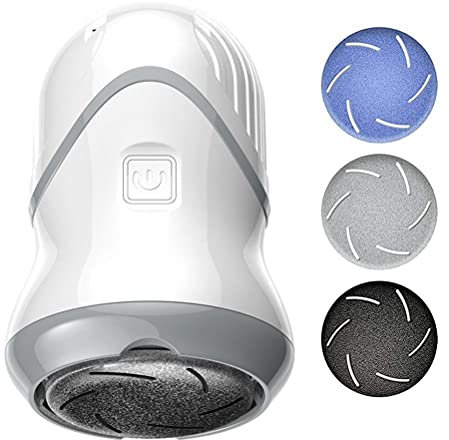 Lima eléctrica para pedicura, removedor de callos, portátil, de adsorción al vacío, las mejores herramientas de pedicura, tres cabezales intercambiables, lijadora profesional para el cuidado de los