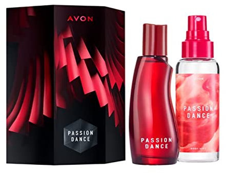 Avon Set Passion Dance Eau de Toilette 50ml und Körperspray 100ml im Geschenkkarton Damenduft