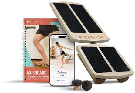 SIDEKICK AxisBoard Single Leg Balance Board, Ankle & Foot Strengthener For Sprained Ankles, Plantar Fasciitis | Physical Therapy For Foot & Ankle Injuries