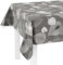LILENO HOME Tischdecke abwaschbar als Meterware 160x140cm (Schnittkante) in Stilblatt grau Elegance Motiv - Wachstuchtischdecke wasserabweisend ideal als Tischtuch o. Tischläufer für Bierzeltgarnitur