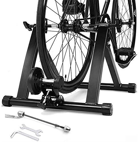 LYDBMYT Rullo per Bicicletta, Rullo per Bicicletta Pieghevole in Acciaio, Cyclette da Interno, Rullo per Bicicletta Rullo per Bicicletta Mountain Bike
