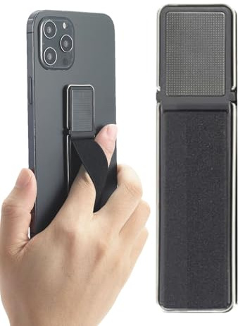 Fingertelefonrem – mobilgrepp, teleskopiskt fingerstativ, universellt kickstand, mobiltillbehör | perfekt för smartphones, perfekt för handsfree-visning av selfie håller bekvämlighet på resor