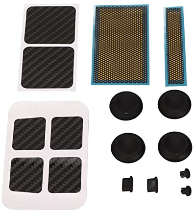 Fockety Adesivi Protettivi per Ponte Steam Elegante Set di Skin per Cappuccio Joystick con Tappo Antipolvere per Accessori per Console di Gioco