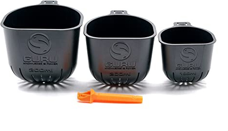 Guru Rapid Release Pole Cups 300ml-200ml-100ml (grrc)