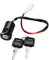 WOOSTAR 2 Fili Interruttore Chiave di Accensione Sostituzione per 50cc 70cc 90cc 110cc 125cc 150cc 200cc 250cc Elettrico Scooter Go Kart ATV Quad