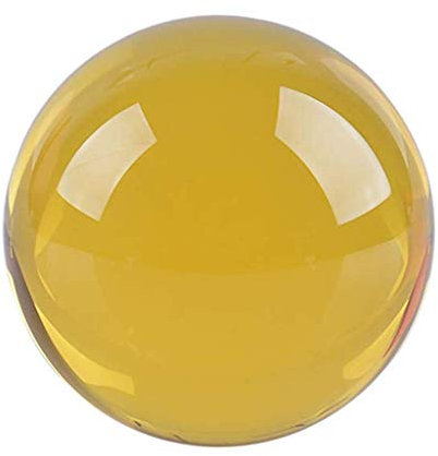 Tubayia 50mm Kristallkugel Glaskugel Fotokugel Fotografie Requisiten Dekoration Geschenk (Gold)