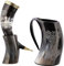 Nautical Replica Hub Viking Drinking Thor Horn Mug Tankard | Mead, and Beer Drink Like a Viking - Best Gift for Handmade Set Rustic Vintage Home Decor Gifts