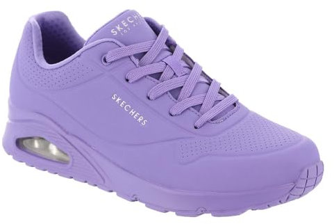 Skechers Damen on Air UNO Stand AUF Luft, Lila Durabuck Mesh, 36 EU