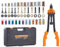 VEVOR Nietmutternzange-Set Blindnietmutternzange 410 mm, Nietenzange 13 Sätze von Muttern & Dornen, Nietmutterwerkzeug M3 M4 M5 M6 M8 M10 M12 Profi Handnietzange, Nietmaschine Gewinde Nieten