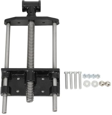 SUDEG Schraubstock für Holzarbeiten,180mm Holzschraubstock,Schraubstock Holz, Vorderzange für Hobelbank mit Zangenschlüssel für Hobeln/Sägen/Stämmen/Holz