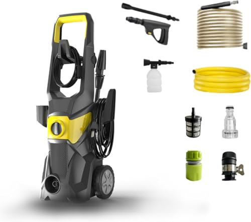 Hidrolavadora AVOID – Ideal para Coches y Jardines – 1800 W – Compacta y Potente – Adecuada para Limpiar Patios, Coches y Muebles – Incluye Accesorios de hidrolavadora