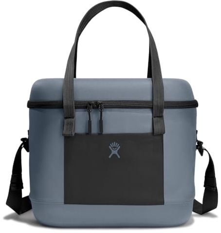 Hydro Flask Cooler Bag - Insulated Portable Soft Cooler - 20 L Capacity in Koala Gray and Black