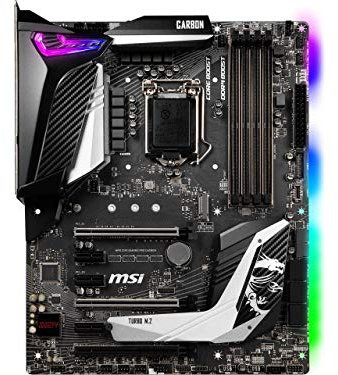 MSI MPG Z390 Gaming PRO Carbon LGA1151 (Intel 8th and 9th Gen) M.2 USB 3.1 Gen 2 DDR4 HDMI DP SLI CFX ATX Z390 Gaming Motherboard