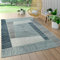Paco Home Outdoor Teppich Wetterfest Wohnzimmer Balkon Küche Orientalisch Ornament Skandinavisch Geometrisches Muster 3D Effekt Modern, Grösse:120x170 cm, Farbe:Blau