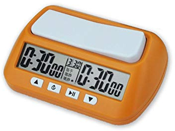 Luckxing Horloge d'échecs Professionnelle, minuterie de Jeu, Horloge analogique, minuterie d'échecs, Compte à rebours