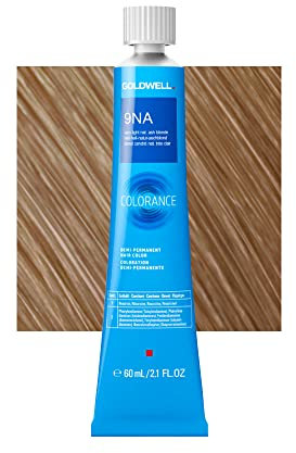 Goldwell Colorance 9NA Tinte para el cabello rubio ceniza claro, 60 ml