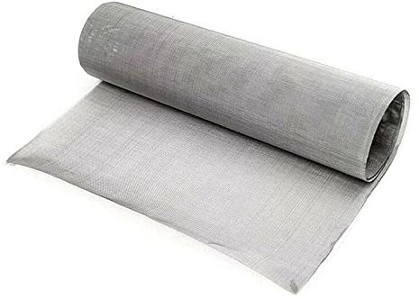 RUCRAK Drahtgitter feinmaschig edelstahlgitter 60 Mesh Woven Wire Mesh Wühlmausgitter Volierendraht Metallgitter Feinmaschig Drahtgeflecht Maulwurfgitter Schutzgitter (Size : 1x7m)