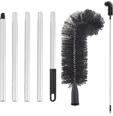 Gutter Cleaning Tools, Extendable Gutter Cleaning Brush, Telescopic Gutter Cleaner Tool, Easily Clean Gutters, Roof Branches, Dust, Leaves, Debris, Easy Remove