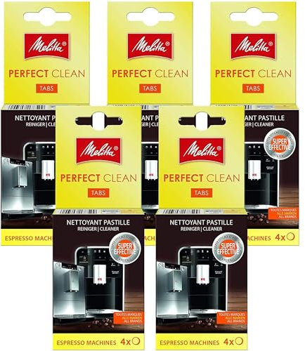 SomosTrade Reinigungsset mit 5 x Reinigungstabletten Perfect Clean für Melitta Espresso- und Kaffeevollautomaten