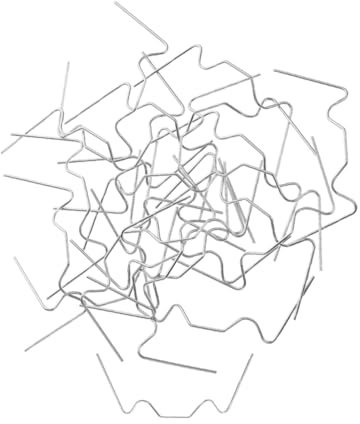 Yardwe 200 Piezas Clips de Invernadero Inoxidable W de Accesorios para Fijar Ventanas y Puertas Instalación Rápida y Compatible con Diversos de Invernadero