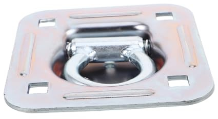 DRESSOOS Ganci Di Ancoraggio Per Rimorchi in Resistente Design Sgancio Rapido Anello d Integrato Per Carichi Pesanti Su Furgoni Camion e Camper Installazione Facile Su Pavimento e Parete