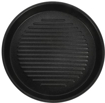 IMIKEYA Sartén Para Parrilla Antiadherente De Aluminio Mediano Para Carne, Placa Para Bistec Sin Rebabas, Ligera y Portátil Para Uso Doméstico y Actividades Al Aire Libre