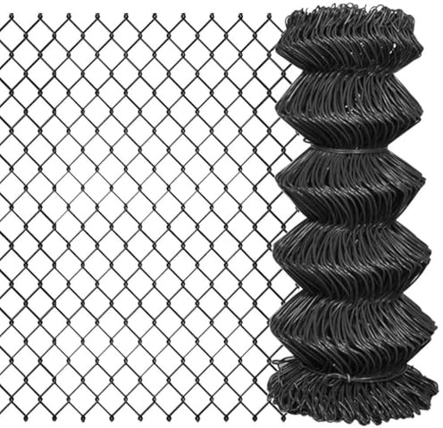 Beetzaun Clôture en treillis métallique 15 x 0,8 m Gris Pour parterres de fleurs, jardin, barrière pour animaux