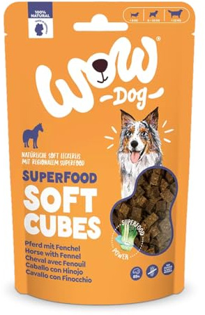 WOW DOG Cavallo Soft Cubes con finocchio (0,15 kg)