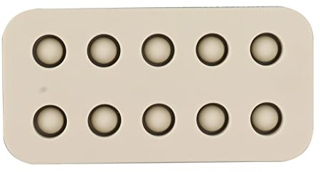 Lmrysalque Tazze per innesto di cera Stampo in silicone Tazze per cellule di cera d'api per apicoltura Creazione di stampi (Doppia fila)