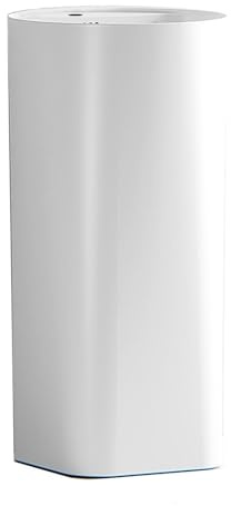 LQAIomn Pedestal Sink Cylindrical Pedestal Sink, Simple Ceramic Pedestal Bathroom Sink, Vanity Vessel Sink Washbasin with Pop Up Drain and Waste Pipe, Optiona(White-A)