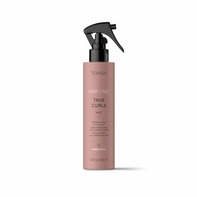 LAKME TEKNIA True Curls Mist, Spray Refrescante para Cabellos Rizados, Fórmula Vegana, sin Siliconas, 200 ml