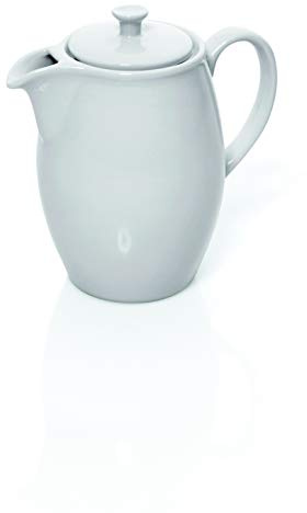 Kadida Kännchen -Schlichte Optik- aus Porzellan, Kaffeekanne Teekännchen Coffee Pot Small Pot - Verschiedene Größen auswählbar (Kaffeekanne, Inhalt: 0,6 Liter)