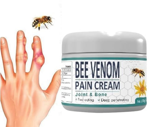 Bee V_enom Cream for Gout,Bee Venom Gel,Instant Joint & Muscular Pain Relief Gel,for Back, Neck, Hands, Topical Pain Relief Cream, Gel,Joint Pain(1pc)