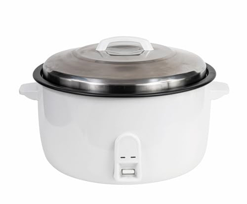 Louis Tellier - Cuiseur à riz professionnel 21L/10kg - 50-70 pers | Cuisson et maintien au chaud automatique, 50 à 70 pers ; cuve graduée ; thermostat anti-surchauffe, léger et maniable