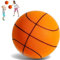 NIEEKRUN Lautloser Basketball, 21cm Silent Basketball Unbeschichteter Trainingsschaumball Basketball Indoor, Leises Basketball Dribbling Schaumstoff Basketball für Verschiedene Indoor Aktivitäten