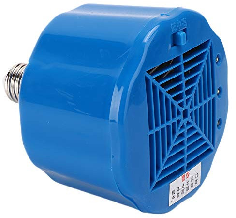 Chicken Coop Heater, Reptile Thermostat ABS Plastic Chicken Brooder Heater Reptile Heater Reptile Heat Lamp for Crawler Reptile (Blue)