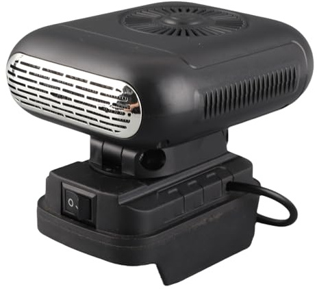Riscaldatore Portatile Silenzioso 30-80°C con Batteria per Ufficio Dormitorio Officina Uso Interno Piccolo Riscaldatore Elettrico Inclinazione 90°