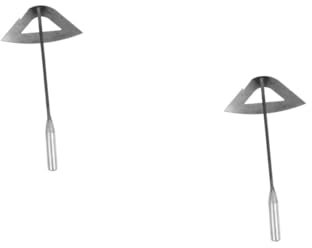 BESPORTBLE Lot De 2 Pelles De Plantation Débroussailleuse Cultivateur Désherbeur Motoculteur Pelles Extracteur Râteaux Désherbage Jardinage Pioches Petite Pelle Manche De