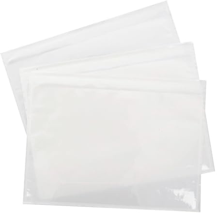 LOGIC PACK Buste Porta Documenti Trasparenti Autoadesive C5 235 x 175 mm – 1000 pezzi, Buste Spedizioni LDPE Senza Stampa per Fatture e Bolle di Consegna