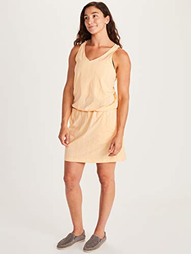 Marmot Vestido Transpirable hasta Las Rodillas, con Cintas en los Hombros y protección Solar UPF 50, Vestido de Secado rápido e óptimo para Viajar