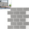 YRHome 10 Blatt 3D Klebefliesen Fliesenaufkleber Selbstklebende Küche Fliesensticker Grau Backsplash-Fliesen 30x30cm Wasserdicht Metro Fliesen Folie Aufkleber Fliesendekor Badezimmer