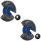 TRUTZHOLM 2X pannensicheres Sackkarrenrad 260x85mm Vollgummi 3.00-4 PU Ersatzrad für Sackkarre Rad Reifen 75mm Nabenlänge (Blau, zentrierte 75 mm Nabe)