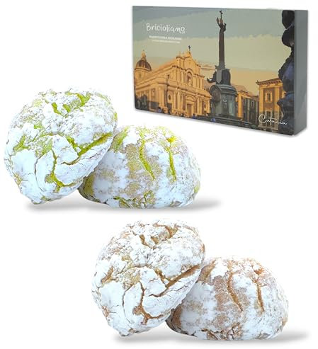 BRICIOLIAMO...[ 1 Kg. ] Paste di Mandorla Artigianali Fresche - MANDORLA 10% - SCONTI QUANTITÀ - 5 GUSTI DISPONIBILI/BOX MISTO - Dolci Tipici Siciliani - Prodotte in Sicilia