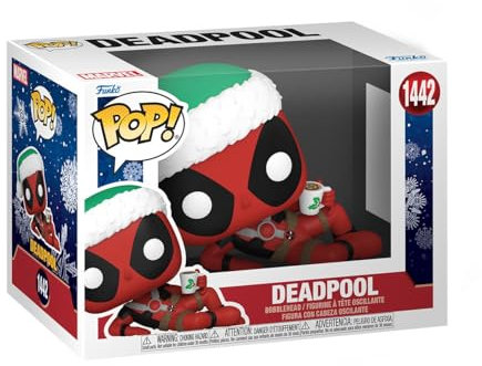 Funko Pop! Marvel: Holiday – Deadpool - Marvel Comics - Vinyl-Sammelfigur - Geschenkidee - Offizielle Handelswaren - Spielzeug Für Kinder und Erwachsene - Comic Books Fans