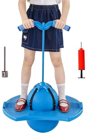 Pelota Saltarina,Suave, Interactiva y Silenciosa,Pelota Rebotadora con Asa | para Casa Escuela Parque Viaje Campamento Cumpleaños Evento
